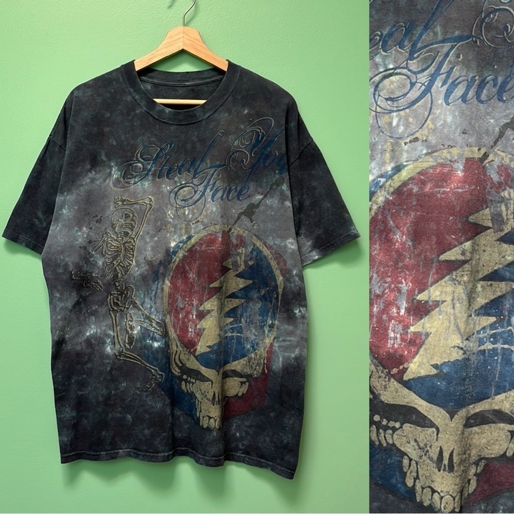 Vintage 90s Grateful Dead Steal Your Face Tee Size XL